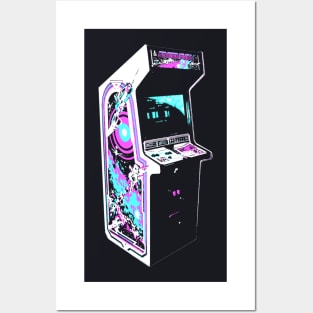 Space Duel Retro Arcade Game Posters and Art